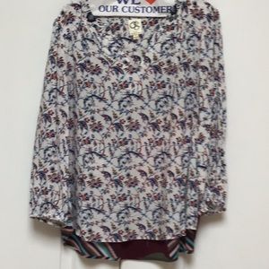 Women’s floral blouse
